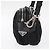 Borsa a tracolla PRADA in nylon nero e argento, autentica 155226 - vista 4
