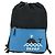 Zaino PRADA in nylon e pelle, nero, blu e argento, autentico 92876 - vista 13