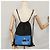 Zaino PRADA in nylon e pelle, nero, blu e argento, autentico 92876 - vista 27
