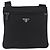 Borsa a tracolla PRADA in nylon nero e argento, autentica, codice articolo ep14418A - vista 13