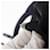 PRADA Hand Bag Nylon 2way Black Silver - vista 22
