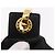 FENDI Shoulder Bag Canvas Black Gold - vista 19