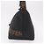 FENDI Shoulder Bag Canvas Black Gold - vista 4