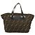 FENDI Zucca Canvas Hand Bag Black Brown - vista 2