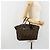 FENDI Zucca Canvas Hand Bag Black Brown - vista 22
