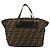 FENDI Zucca Canvas Hand Bag Black Brown - vista 3