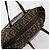 FENDI Zucca Canvas Hand Bag Black Brown - vista 6