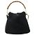 GUCCI Bamboo Hand Bag Suede 2way Black Gold 001 2113 1638 - vista 2