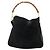 GUCCI Bamboo Hand Bag Suede 2way Black Gold 001 2113 1638 - vista 3