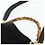 GUCCI Bamboo Hand Bag Suede 2way Black Gold 001 2113 1638 - vista 8