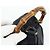 GUCCI Bamboo Backpack Suede Black Gold - vista 7