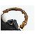 GUCCI Bamboo Backpack Suede Black Gold - vista 8