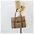 Céline CELINE Macadam Canvas Hand Bag PVC Beige Gold - vista 25
