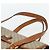 Céline CELINE Macadam Canvas Hand Bag PVC Beige Gold - vista 8