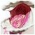 LOEWE Anagram Shoulder Bag Raffia Pink - vista 10