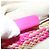 LOEWE Anagram Shoulder Bag Raffia Pink - vista 11