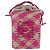 LOEWE Anagram Shoulder Bag Raffia Pink - vista 13