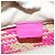 LOEWE Anagram Shoulder Bag Raffia Pink - vista 19