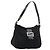 FENDI Mamma Baguette Schultertasche Nylon Schwarz Silber