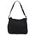 FENDI Mamma Baguette Schultertasche Nylon Schwarz Silber - Ansicht 2