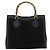 GUCCI Bamboo Tote Bag Suede Black Gold 002 2865 0260 - vista 13