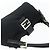 FENDI Mamma Baguette Shoulder Bag Nylon Black Silver - vista 6