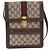 GUCCI GG Supreme Web Sherry Line Shoulder Bag PVC Beige Gold - vista 13