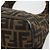 FENDI Zucca Canvas Hand Bag Brown Black Silver - vista 12