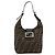 FENDI Zucca Canvas Hand Bag Brown Black Silver - vista 2