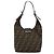 FENDI Zucca Canvas Hand Bag Brown Black Silver - vista 3