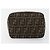 FENDI Zucca Canvas Hand Bag Brown Black Silver - vista 9