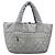 CHANEL Cococoon Hand Bag Nylon Silver CC - vista 13