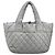 CHANEL Cococoon Hand Bag Nylon Silver CC - vista 2
