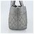 CHANEL Cococoon Hand Bag Nylon Silver CC - vista 3