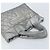 CHANEL Cococoon Hand Bag Nylon Silver CC - vista 6
