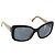 CHANEL COCO Mark Sunglasses plastic Beige Black CC