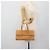Céline CELINE C Macadam Canvas Hand Bag Leather Beige Gold - vista 22