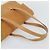 Céline CELINE C Macadam Canvas Hand Bag Leather Beige Gold - vista 7