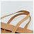 Céline CELINE C Macadam Canvas Hand Bag Leather Beige Gold - vista 8
