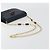 GUCCI Bamboo Chain Shoulder Bag Leather Navy Gold - vista 7