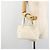CHANEL Triple Coco Hand Bag Patent leather White CC - vista 24