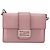 FENDI Shoulder Pouch Leather Pink Silver - vista 13