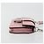 FENDI Shoulder Pouch Leather Pink Silver - vista 3