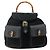 GUCCI Bamboo Backpack Suede Leather Black Gold - vista 2