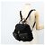 GUCCI Bamboo Backpack Suede Leather Black Gold - vista 26