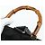 GUCCI Bamboo Backpack Suede Leather Black Gold - vista 8