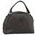 Céline CELINE Macadam Canvas Hand Bag PVC Leather Black Gold