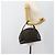 Céline CELINE Macadam Canvas Hand Bag PVC Leather Black Gold - vista 22