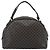 Céline CELINE Macadam Canvas Hand Bag PVC Leather Black Gold - vista 3
