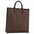 LOUIS VUITTON Damier Ebene Sac Plat Hand Bag N51140 LV